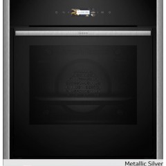 Neff NOV60P6M2 (B59CR7KY0 + Z9060MY0) Φούρνος άνω Πάγκου 71lt χωρίς Εστίες Π59.6εκ. Metallic Silver